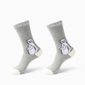 Cartoon Katze Design Baumwolle süße Feste Farbe Lustige Frau Custom Großhandel Unisex Happy Socken